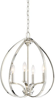 Minka-Lavery 4984-613 Tilbury Four Light Pendant, Polished Nickel Alternate Image.jpg