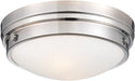 Minka-Lavery 823-77 Two Light Flush Mount, Chrome Alternate Image.jpg