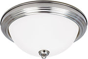 Generation Lighting 77065EN3-962 Geary Three Light Flush Mount, Brushed Nickel Alternate Image.jpg