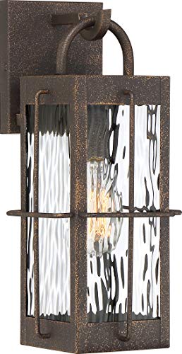 Quoizel WAR8406GZ Ward One Light Outdoor Wall Lantern, Gilded Bronze Alternate Image 3.jpg