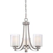 Minka-Lavery 4103-84 Parsons Studio Three Light Chandelier, Brushed Nickel Alternate Image.jpg