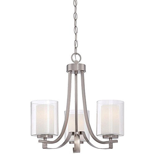 Minka-Lavery 4103-84 Parsons Studio Three Light Chandelier, Brushed Nickel Alternate Image.jpg