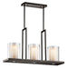 Kichler 42547OZ Triad Three Light Linear Chandelier, Olde Bronze Alternate Image.jpg