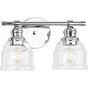 Progress P300374-015 Ambrose Collection Two-Light Farmhouse Polished Chrome Clear Glass Bath Vanity Light Alternate Image.jpg