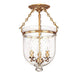 Hudson Valley 251-AGB-C2 Hampton Three Light Semi Flush Mount, Aged Brass Alternate Image.jpg