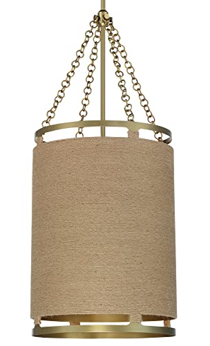 Minka-Lavery 3864-695 Windward Passage Four Light Pendant, Soft Brass Alternate Image.jpg