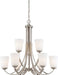 Minka-Lavery 4969-84 Overland Park Nine Light Chandelier, Brushed Nickel Alternate Image.jpg