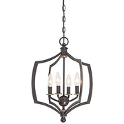 Minka-Lavery 4374-579 Middletown Four Light Mini Chandelier, Downton Bronze With Gold Highlights Alternate Image.jpg