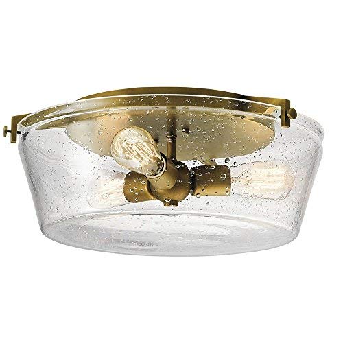 Kichler 45299NBR Alton Three Light Flush Mount, Natural Brass Alternate Image.jpg