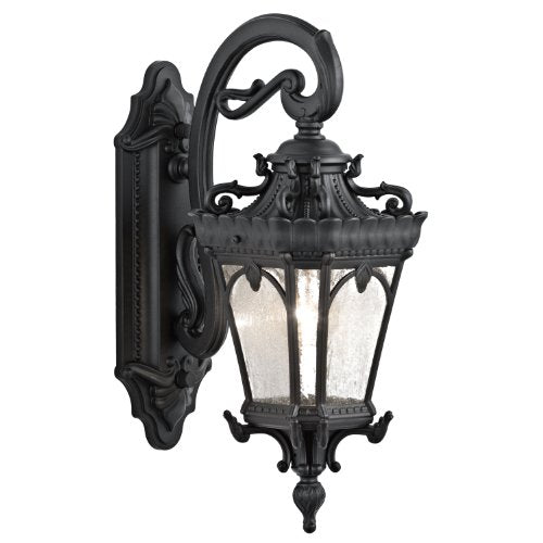 Kichler 9356BKT Tournai One Light Outdoor Wall Mount, Textured Black Alternate Image.jpg