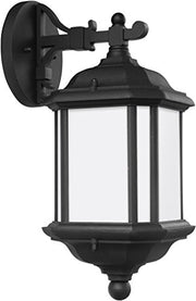 Generation Lighting 84530EN3-12 Kent One Light Outdoor Wall Lantern, Black Alternate Image.jpg