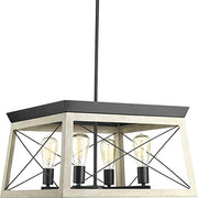 Progress P400047-143 Briarwood Collection Four-Light Graphite Coastal Chandelier Light Alternate Image.jpg