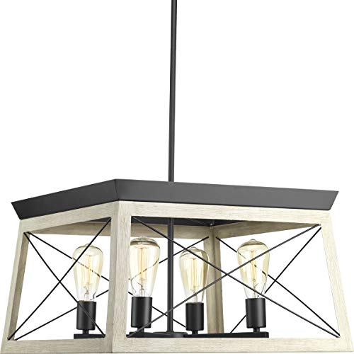 Progress P400047-143 Briarwood Collection Four-Light Graphite Coastal Chandelier Light Alternate Image.jpg