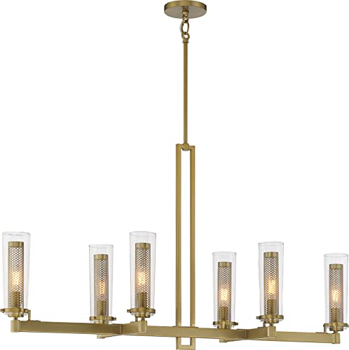 Minka-Lavery 2187-695 Emmerham Six Light Island Pendant, Soft Brass Alternate Image.jpg