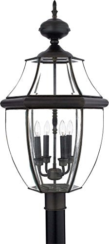 Quoizel NY9045Z Newbury Four Light Outdoor Post Mount, Medici Bronze Alternate Image.jpg