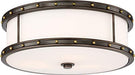 Minka-Lavery 827-103-L LED Flush Mount, Harvard Court Bronze W/Liberty Alternate Image.jpg