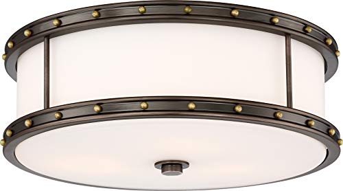 Minka-Lavery 827-103-L LED Flush Mount, Harvard Court Bronze W/Liberty Alternate Image.jpg