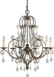 Generation Lighting F1902/6MBZ Chateau Six Light Chandelier, Mocha Bronze Alternate Image.jpg