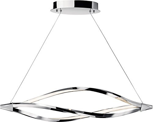 Kichler 83386 Meridian LED Island Pendant, Chrome Alternate Image.jpg