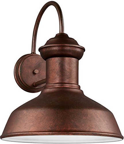 Generation Lighting 8647701EN3-44 Fredricksburg One Light Outdoor Wall Lantern, Weathered Copper Alternate Image.jpg