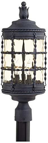 Minka-Lavery 8885-A39 Mallorca Three Light Post Mount, Spanish Iron Alternate Image 2.jpg