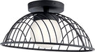 Kichler 84096MBK Clevo LED Semi Flush Mount, Matte Black Alternate Image 3.jpg