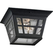 Generation Lighting 78131-12 Herrington Two Light Outdoor Flush Mount, Black Alternate Image.jpg