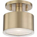 Mitzi H159601-AGB Nora LED Flush Mount, Aged Brass Alternate Image.jpg