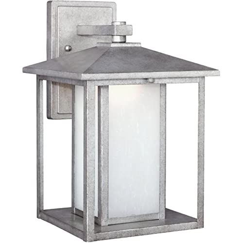 Generation Lighting 89031EN3-57 Hunnington One Light Outdoor Wall Lantern, Weathered Pewter Alternate Image.jpg