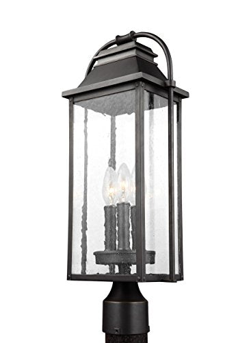 Visual Comfort Studio OL13207ANBZ Wellsworth Three Light Post Lantern, Antique Bronze Alternate Image.jpg