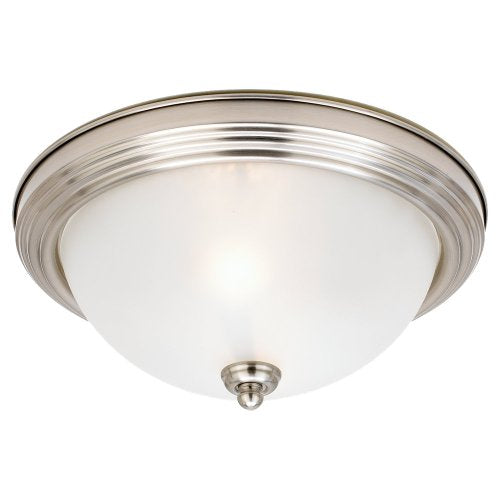 Generation Lighting 77064-962 Geary Two Light Flush Mount, Brushed Nickel Alternate Image.jpg