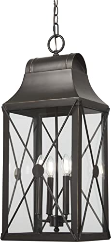 Minka-Lavery 73298-143C De Luz Four Light Outdoor Chain Hung, Oil Rubbed Bronze W/ Gold Highlights Alternate Image.jpg