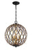 Minka-Lavery 2404-680 Gilded Glam Four Light Pendant, Sand Coal Alternate Image.jpg