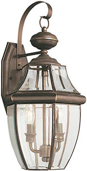 Generation Lighting 8039EN-71 Lancaster Two Light Outdoor Wall Lantern, Antique Bronze Alternate Image.jpg