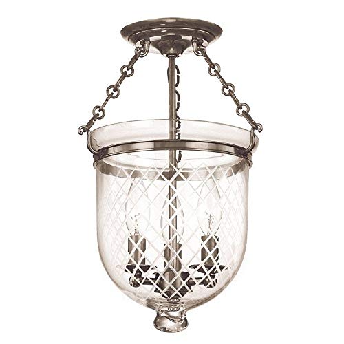 Hudson Valley 251-HN-C2 Hampton Three Light Semi Flush Mount, Historic Nickel Alternate Image.jpg