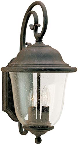 Generation Lighting 8460EN-46 Trafalgar Two Light Outdoor Wall Lantern, Oxidized Bronze Alternate Image.jpg