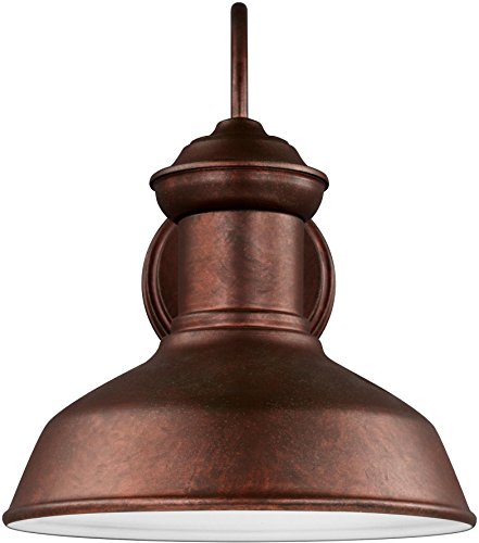 Generation Lighting 8547701EN3-44 Fredricksburg One Light Outdoor Wall Lantern, Weathered Copper Alternate Image.jpg