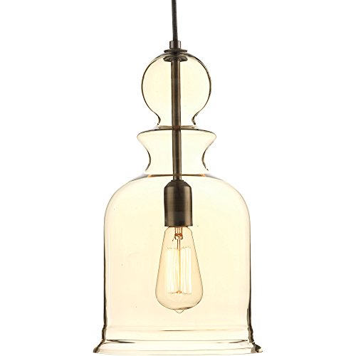 Progress P5333-20 Staunton Collection One-Light Antique Bronze Champagne Glass Global Pendant Light Alternate Image.jpg