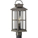 Progress P540095-103 Williamston Collection One-Light Antique Pewter and Clear Glass Transitional Style Outdoor Post Lantern Alternate Image.jpg