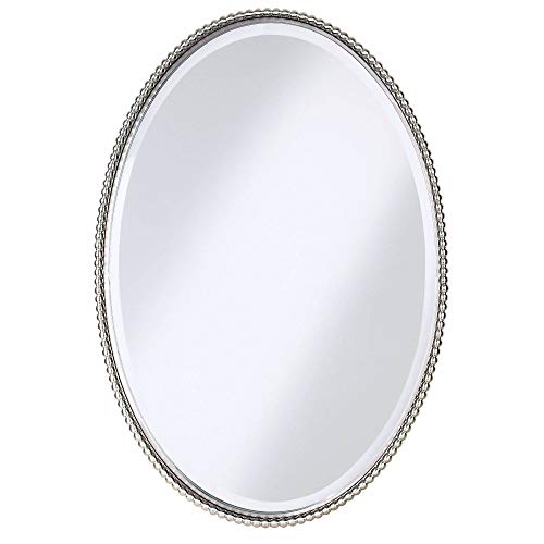 Uttermost 01102 Sherise Oval Brushed Nickel Beaded Wall Mirror Alternate Image 4.jpg