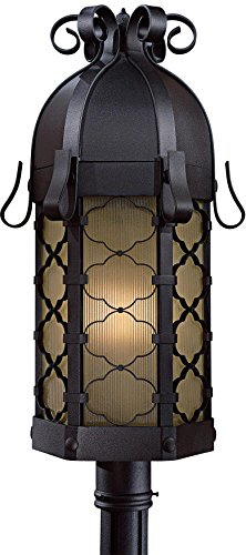 Minka-Lavery 9246-66-PL Montalbo One Light Outdoor Post Mount, Coal Alternate Image 2.jpg