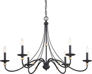 Minka-Lavery 1046-677 Westchester County Six Light Chandelier, Sand Coal With Skyline Gold Leaf Alternate Image.jpg