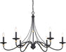 Minka-Lavery 1046-677 Westchester County Six Light Chandelier, Sand Coal With Skyline Gold Leaf Alternate Image.jpg