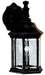 Kichler 9776BK Chesapeake One Light Outdoor Wall Mount, Black Alternate Image.jpg