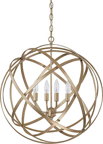 Capital Lighting 4234WG Axis Four Light Pendant, Winter Gold Alternate Image.jpg