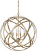 Capital Lighting 4234WG Axis Four Light Pendant, Winter Gold Alternate Image.jpg