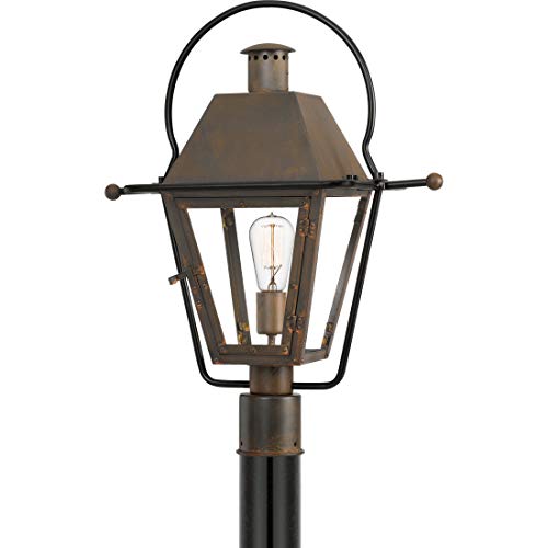 Quoizel RO9018IZ Rue De Royal One Light Outdoor Post Mount, Industrial Bronze Alternate Image.jpg