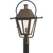 Quoizel RO9018IZ Rue De Royal One Light Outdoor Post Mount, Industrial Bronze Alternate Image.jpg