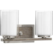 Progress P300216-009 Mast Collection Two-Light Brushed Nickel Clear Glass Coastal Bath Vanity Light Alternate Image.jpg