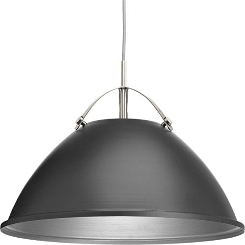 Progress P500053-143 Tre Collection One-Light Graphite Graphite Metal Shade Coastal Pendant Light Alternate Image.jpg